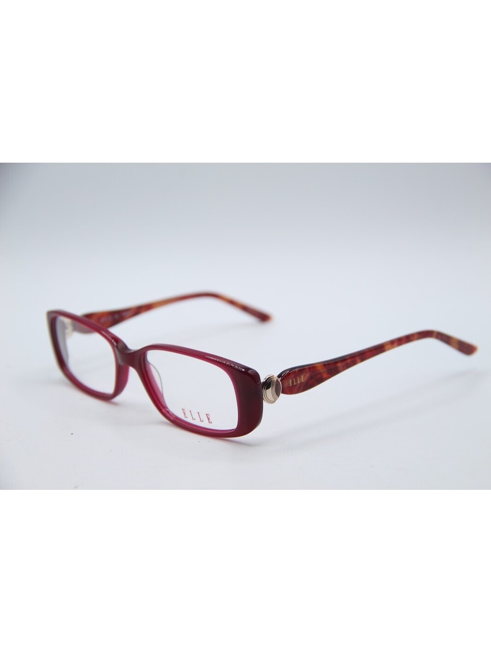 Elle El13428 Re Red Authentic Eyeglasses 52-16-135